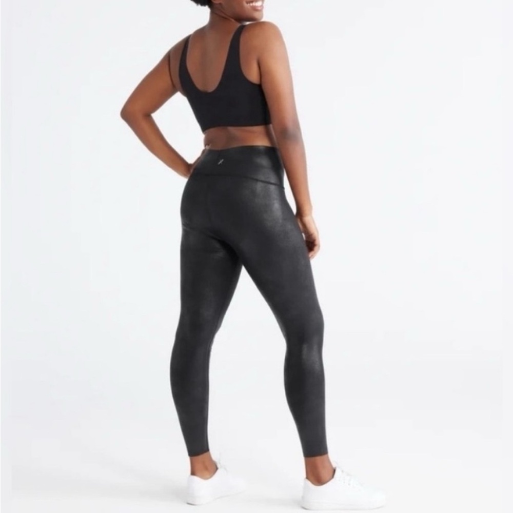 Knix x Birds of Papaya Size S Faux Leather Leggings